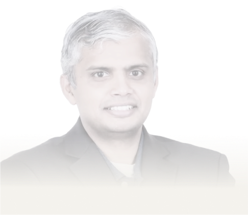 Black and white picture of Mr. Sree Balaji